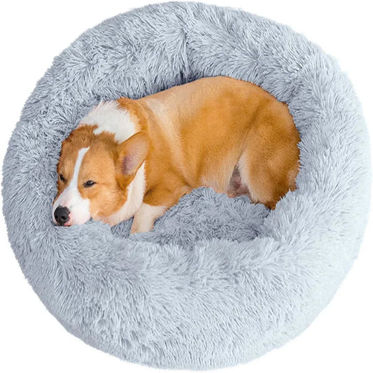 Ultimate Cozy Round Bed for Happy, Warm Pets!