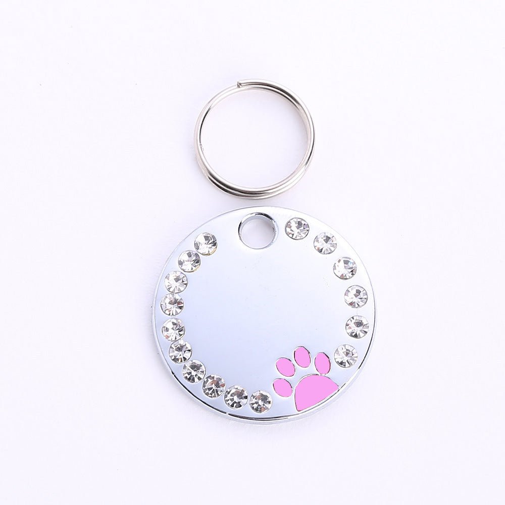 Studded Elegance: Personalized Pet Tag - DOGGEAR