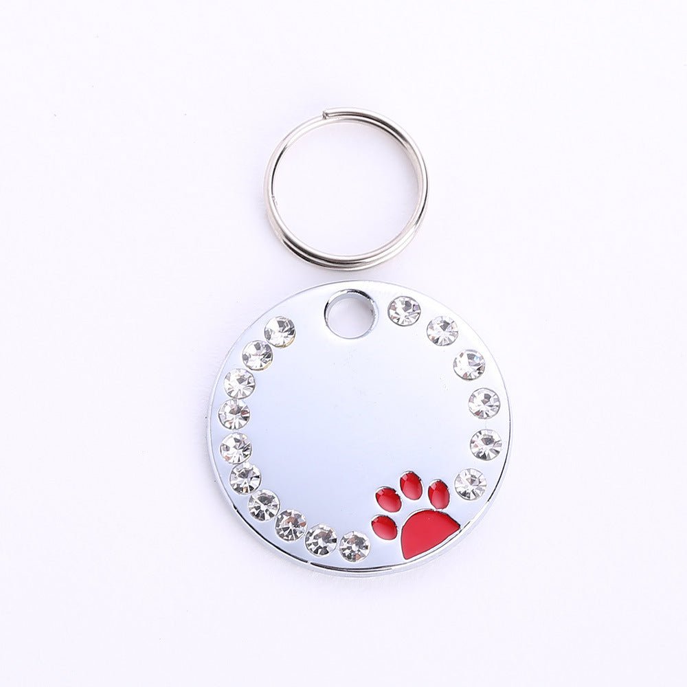 Studded Elegance: Personalized Pet Tag - DOGGEAR