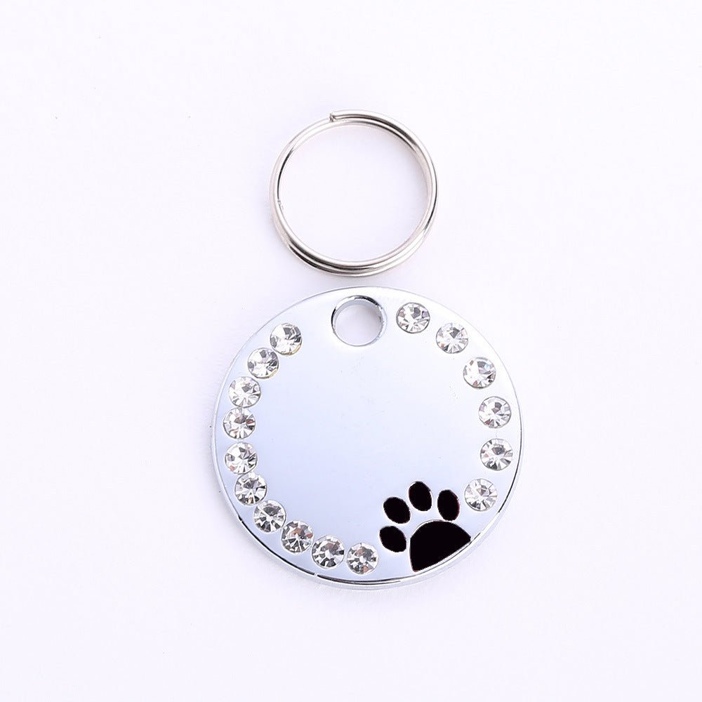 Studded Elegance: Personalized Pet Tag - DOGGEAR