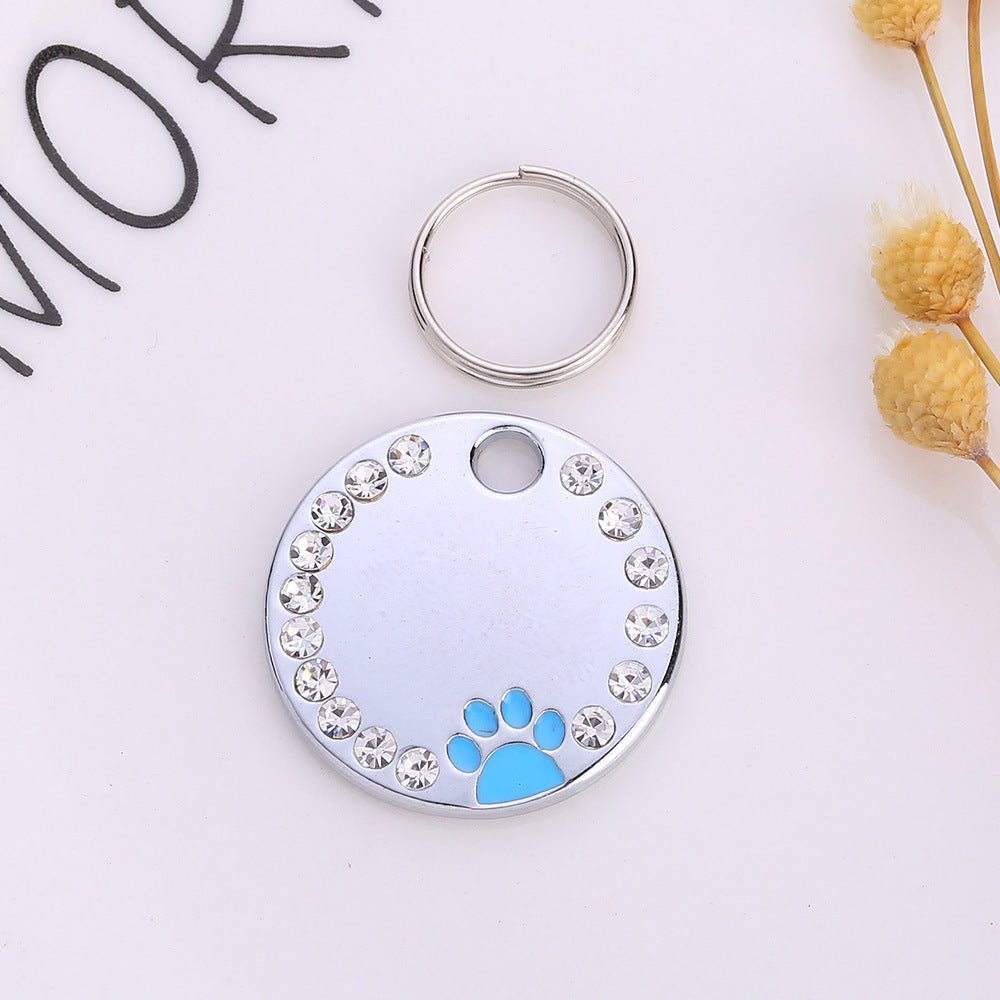 Studded Elegance: Personalized Pet Tag - DOGGEAR